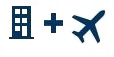 Flight & hotel icon