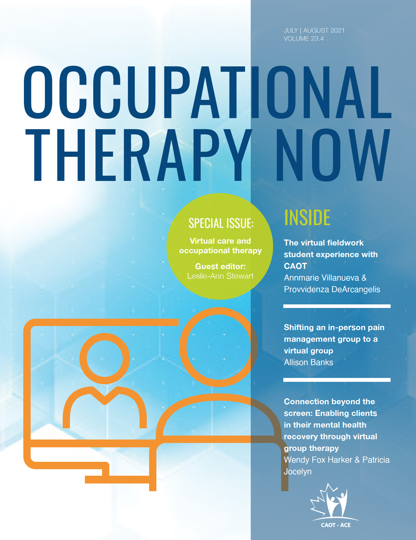 Virtual care and occupational therapy