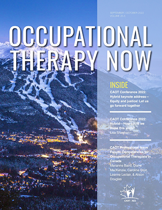Occupational Therapy Now cover